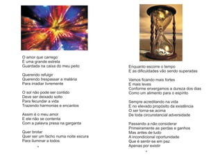 Cantos de Amor ao Belo