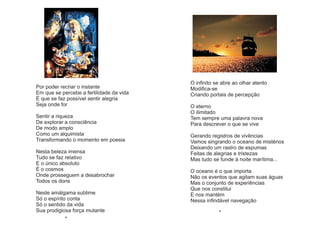 Cantos de Amor ao Belo