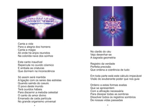 Cantos de Amor ao Belo