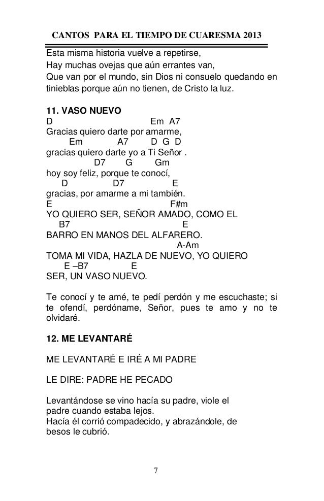 Yo Quiero Ser Un Vaso Nuevo Letra Yo Quiero Ser Un Vaso Nuevo / Yo quiero ser, un vaso nuevo. - Lectivac