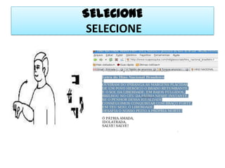 SELECIONE SELECIONE