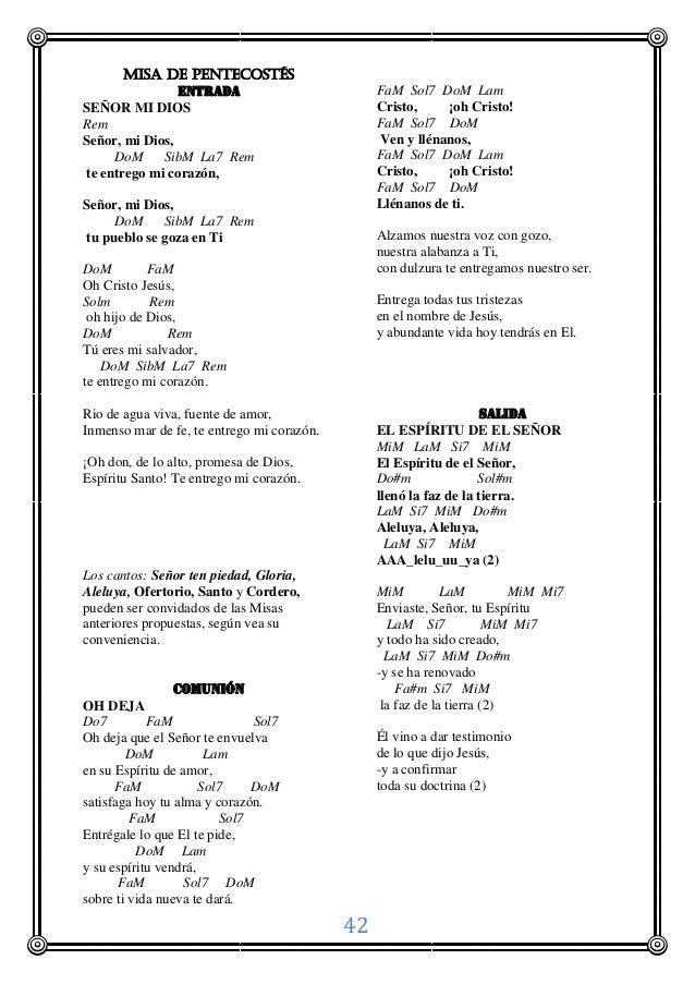 Cantos para Misas en el año litúrgico Cantos para Misas en el año litúrgico