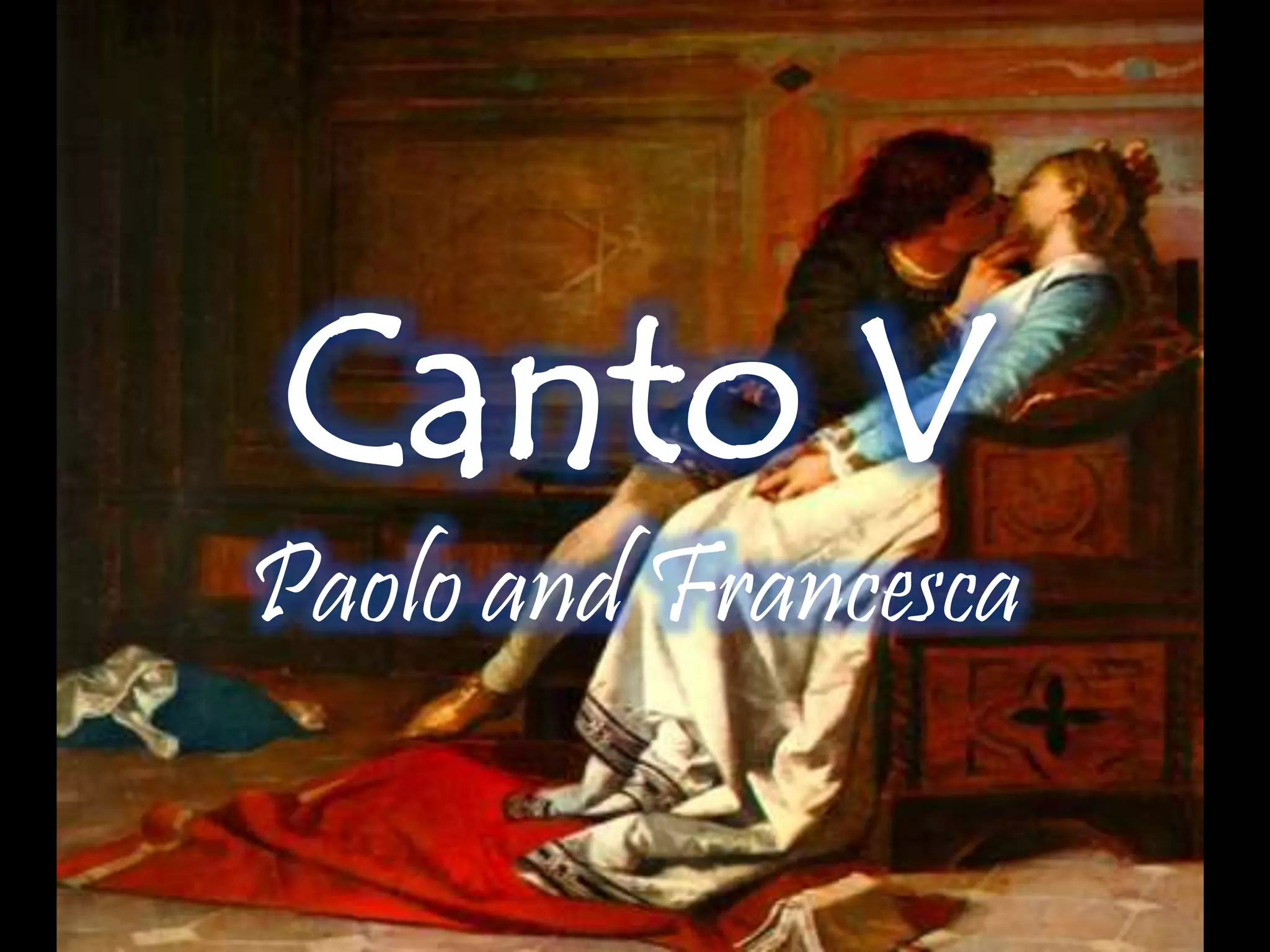 canto di paolo e francesca