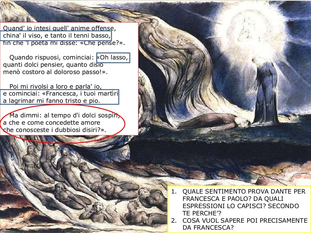 Canto v Inferno Dante