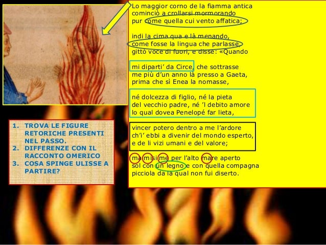 Figure Retoriche Canto 26 Inferno