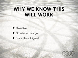 Audi - presented by SWOT Team