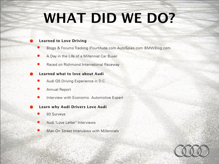 audi swot 26 swot analysis introducing price of audi a6 for first six months will be 89 000 km and for audi q3 100 900 km asa sells about 5 000 cars every year,. audi swot 26 swot analysis introducing price of audi a6 for first six months will be 89 000 km and for audi q3 100 900 km asa sells about 5 000 cars every year,.
