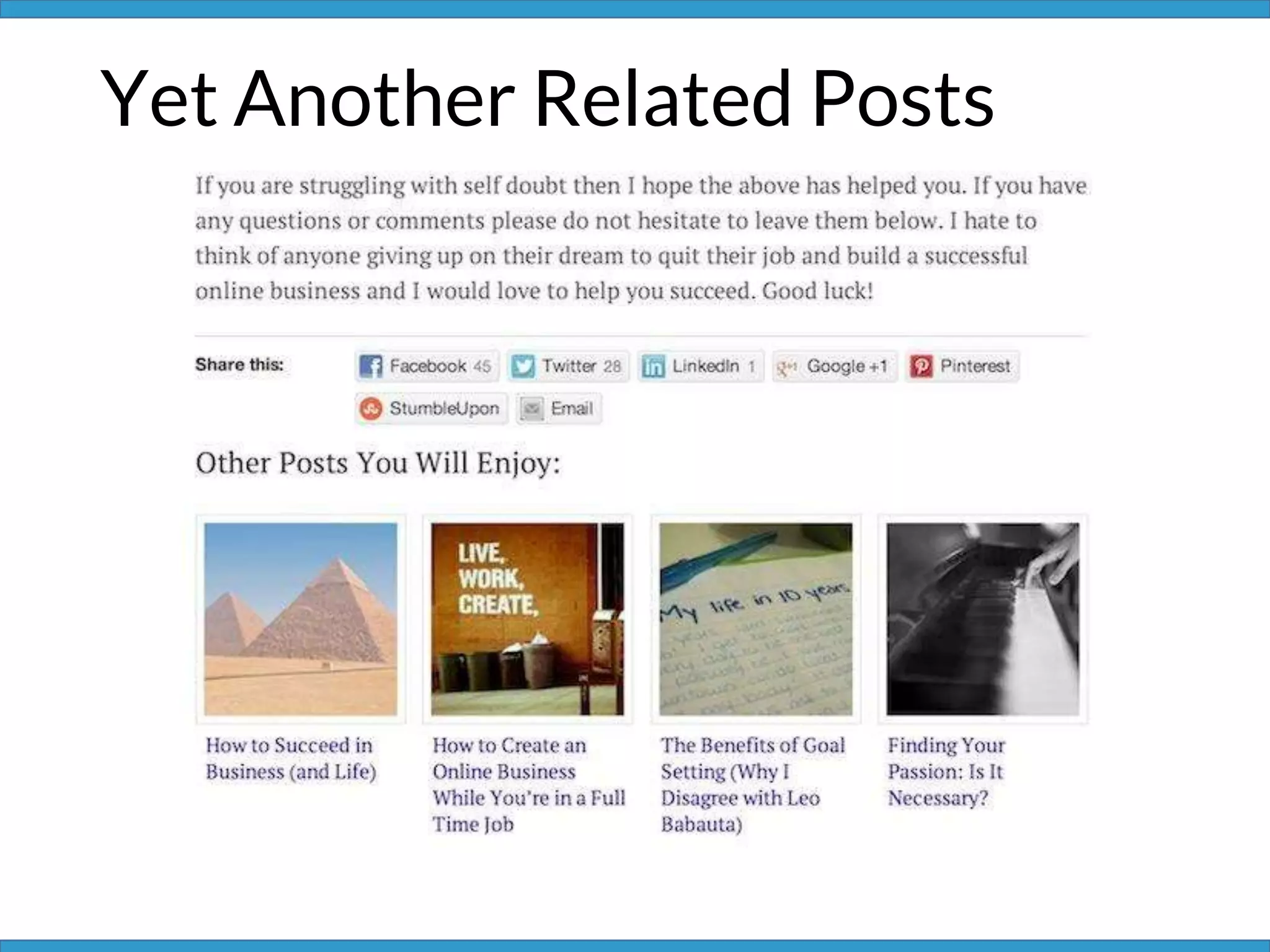 Yet Another Related Posts
 