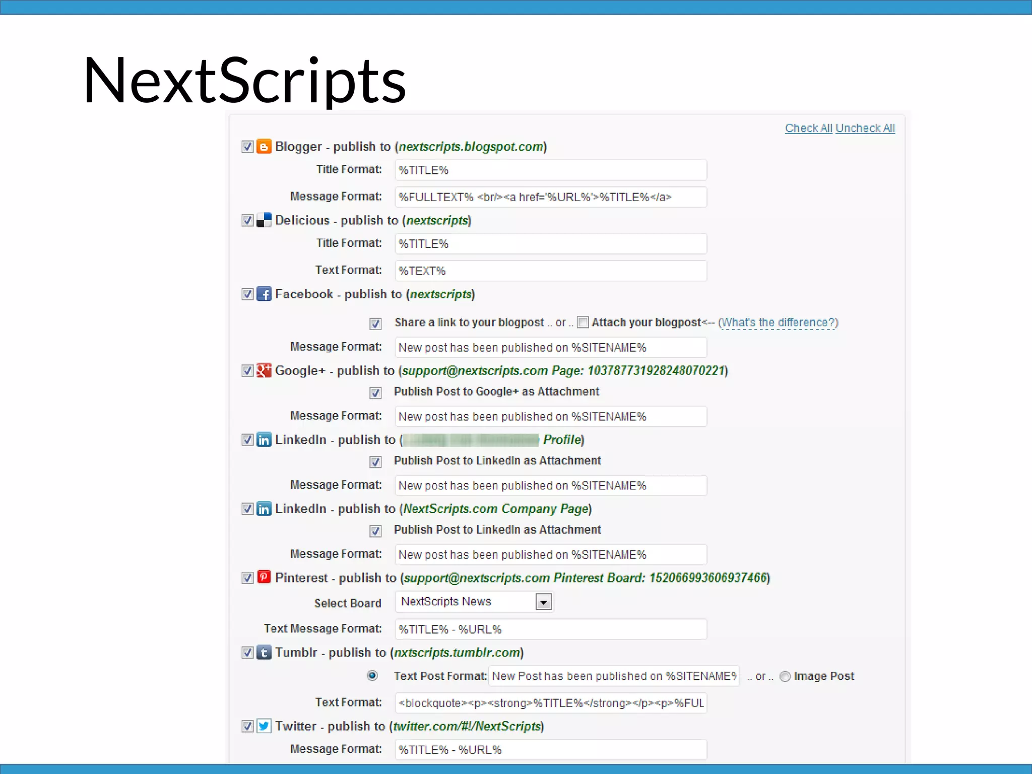 NextScripts
 