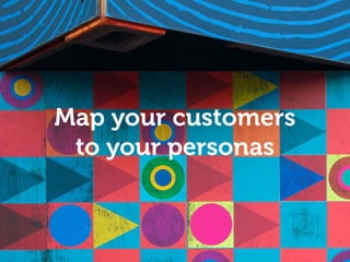 Newly minted team
Map your customers
to your personas
 