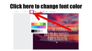 Click here to change font color
 