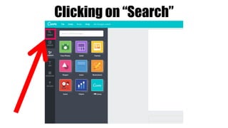 Clicking on “Search”
 