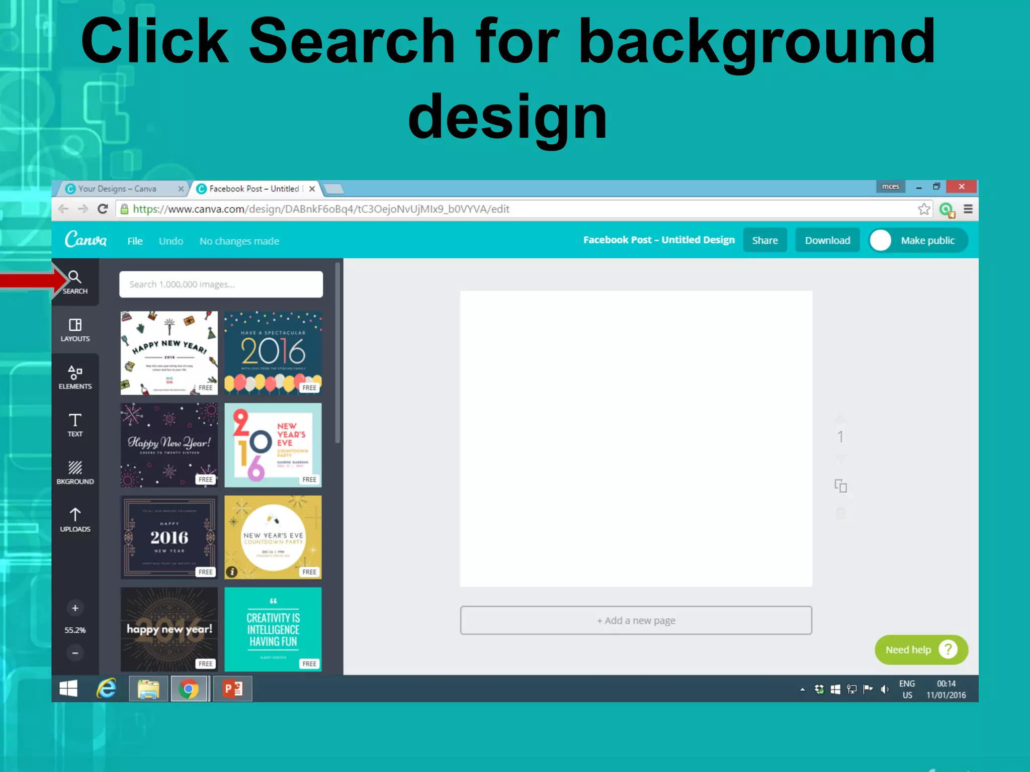 Click Search for background
design
 