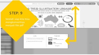 Setelah siap kita bisa
mengkonvertnya
menjadi file pdf
STEP: 9
 