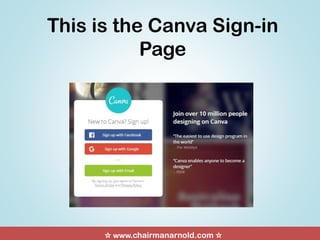 Canva User Guide.pdf Canva Step by Step Guide | PDF