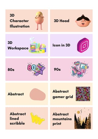 3D
Character
Illustration
3D Head
3D
Workspace
Icon in 3D
80s 90s
Abstract
Abstract
gamer grid
Abstract
lined
scribble
Abstract
mountains
print
 