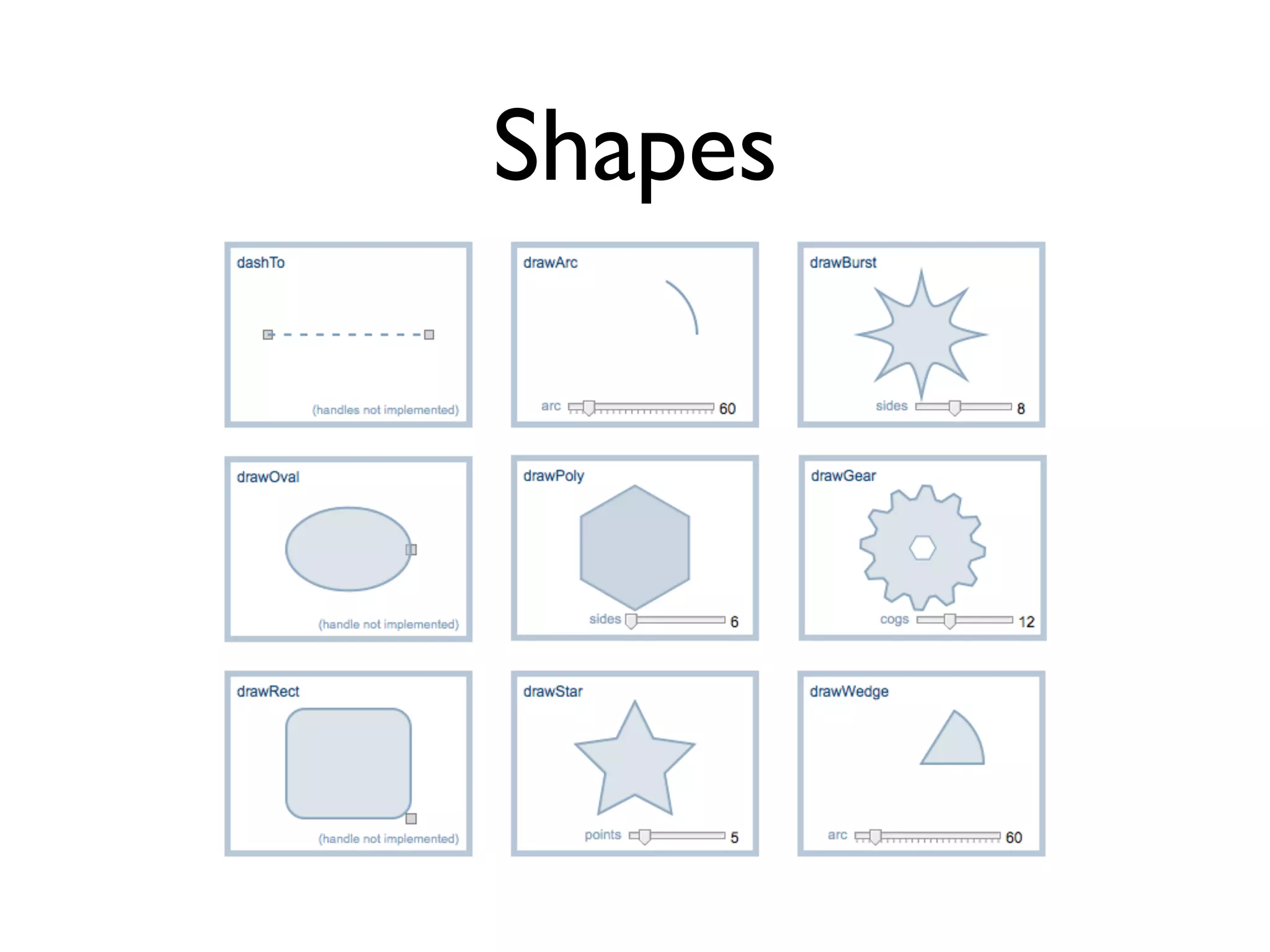 Shapes
 
