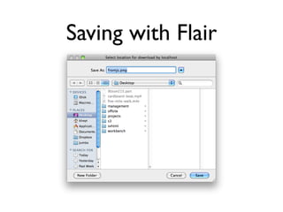 Saving with Flair
 