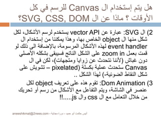 Canvas دورة باللغة العربية | PDF