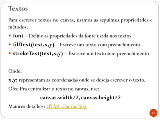 Minicurso de HTML5 Canvas - | PDF