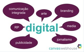 digital comunicação integrada branding publicidade RP arte jornalismo media 