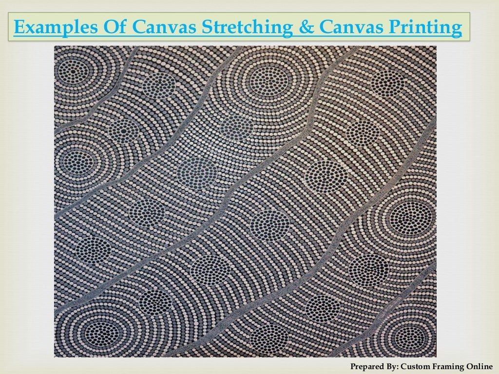 Canvas Stretching, Canvas Printing Services at Melbourne by Custom