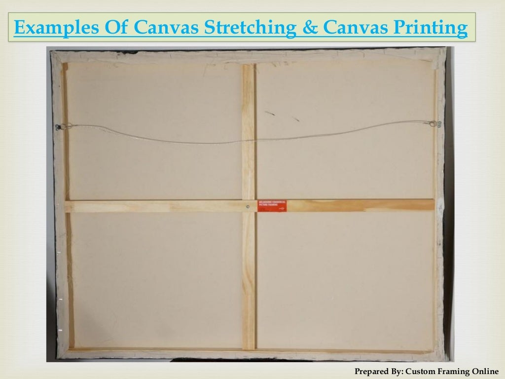 Canvas Stretching, Canvas Printing Services at Melbourne by Custom