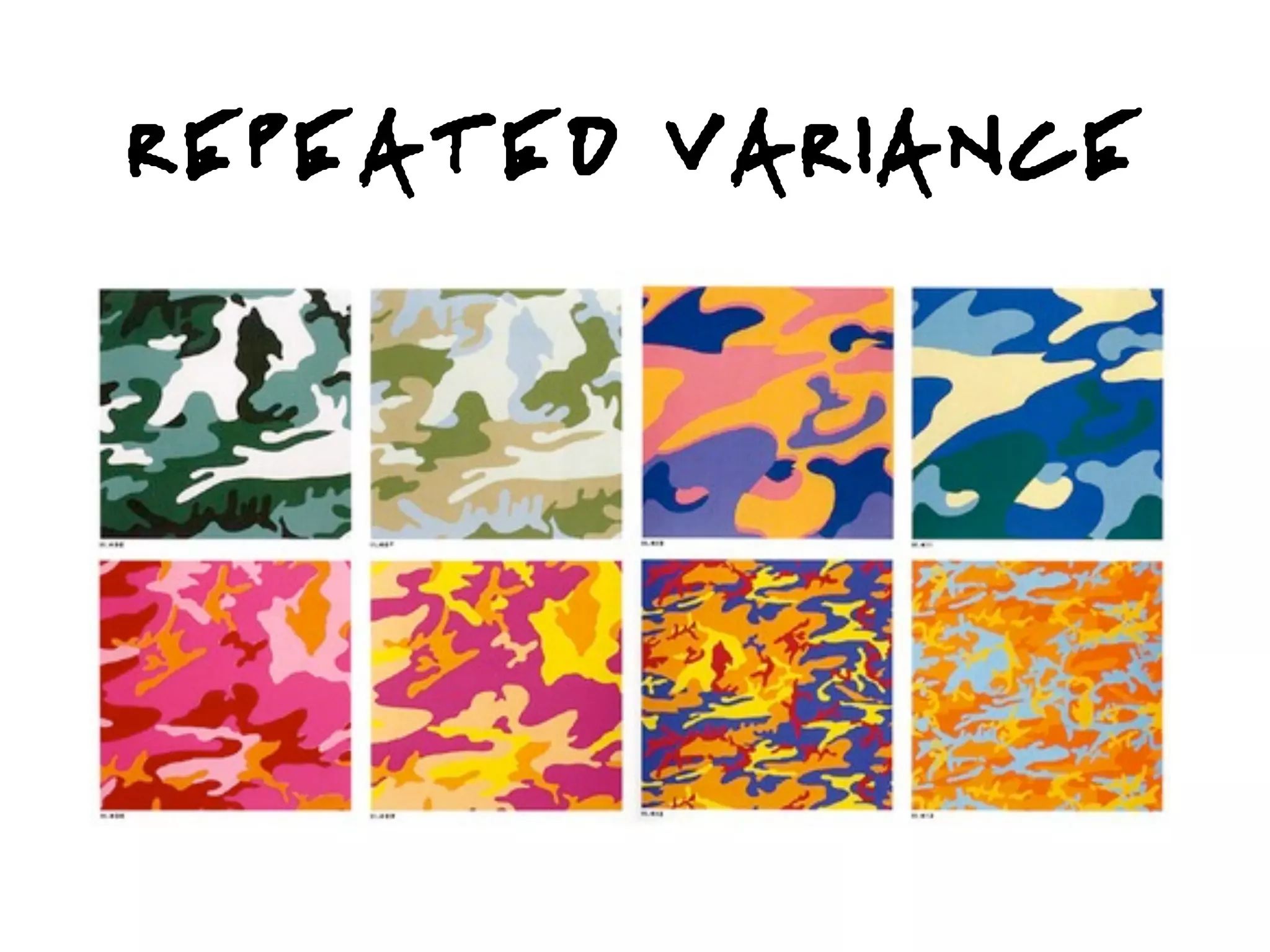 REPEATED VARIANCE
 