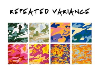 REPEATED VARIANCE
 