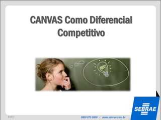 S1E1
CANVAS Como Diferencial
Competitivo
 