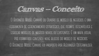 Canvas – Conceito
 