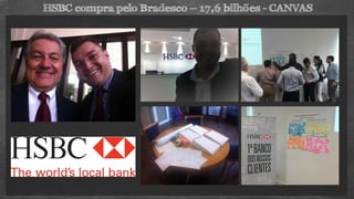 HSBC compra pelo Bradesco – 17,6 bilhões - CANVAS
 