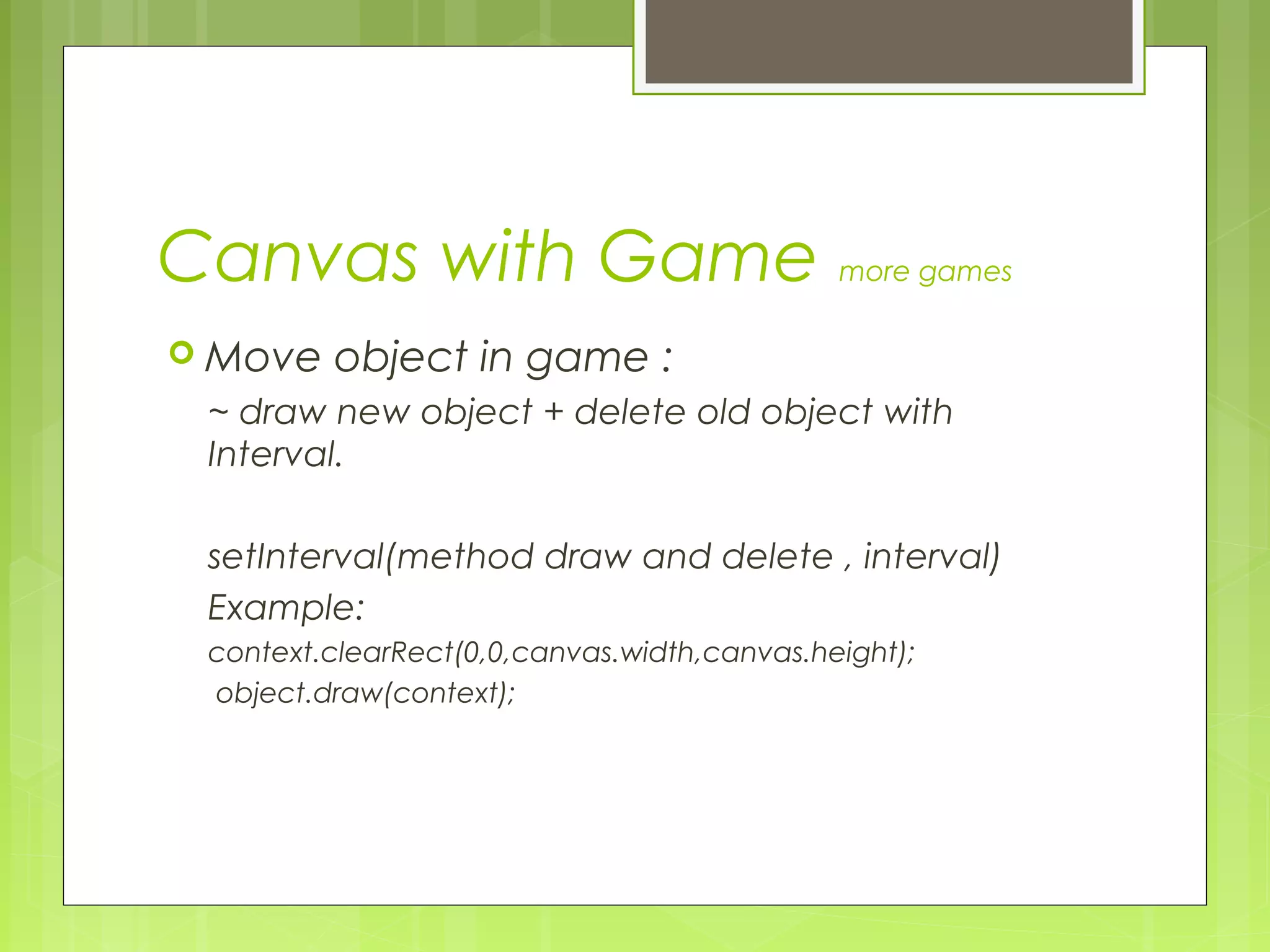 Canvas in html5 tungvd ppt