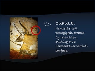 What has been ignored,
overlooked and simply
invisible until recently
are the geometric signs
surrounding the
images.
 