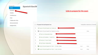 Links to prepare for the exam
 
