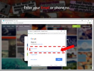 Enter your Email or phone no.
 