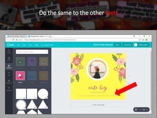 Do the same to the other texts
 