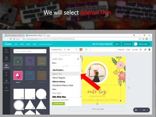 We will select Aileron Thin
 