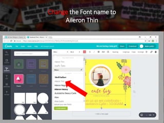Change the Font name to
Aileron Thin
 