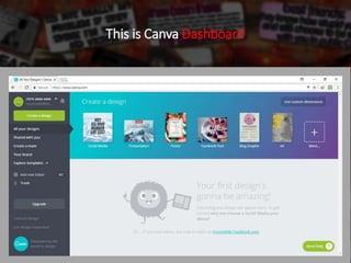 This is Canva Dashboard
 