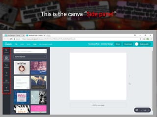 This is the canva “Side panel”
 