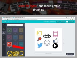 “Icons for logos” and more simple
graphics
 