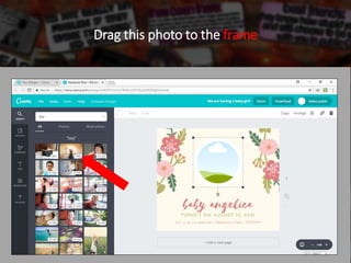 Drag this photo to the frame
 