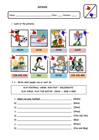 modal auxiliary verb can worksheet