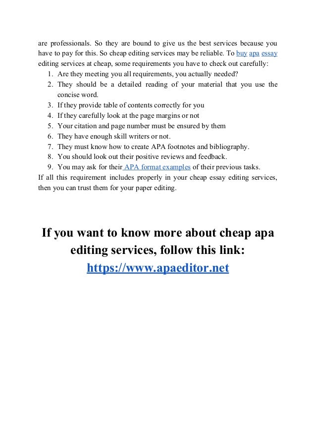 Professional editing services picture