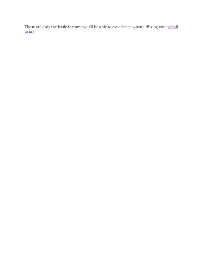 Can We Use Email To Fax Instead Of Conventional Fax1