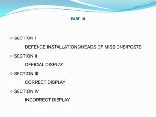 (v) The School pupil leader in charge of the parade (or assembly) will call the parade to attention, just before the unfurling, and he will call them to the salute when the Flag flies out. The parade will keep at the salute for a brief interval, and then on the command “order”, the parade will come to the attention position.(vi) The Flag Salutation will be followed by the National Anthem. The parade will be kept at the attention during this part of the function.(vii) On all occasions when the pledge is taken, the pledge will follow the National Anthem. When taking the pledge the Assembly will stand to attention and the Headmaster will administer the pledge ceremoniously and the Assembly will repeat it after him.(viii) In pledging allegiance to the National Flag, the practice to be adopted in Schools is as follows:-Standing with folded hands, all repeat together the following pledge:“I pledge allegiance to the National Flag and to the Sovereign Socialist SecularDemocratic Republic for which it stands.”