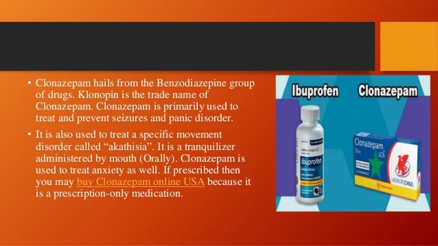 Buy Clonazepam Online