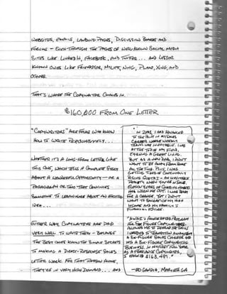 Handwritten: Can You Write A Letter Like This One