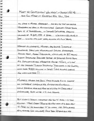 Handwritten: Can You Write A Letter Like This One